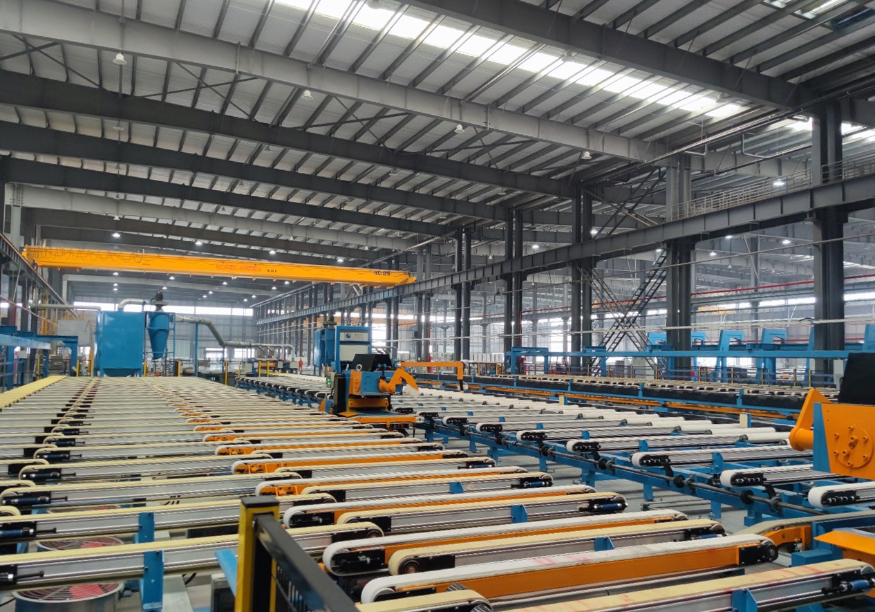 Cooling table and automatic stretcher